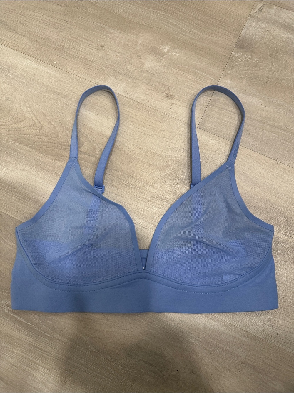 aerie Smoothez Light Blue Wireless Bralette